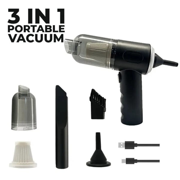 3 In 1 Portable Vacuum Cleaner Wireless Hand-held Cleaning  (As 228)