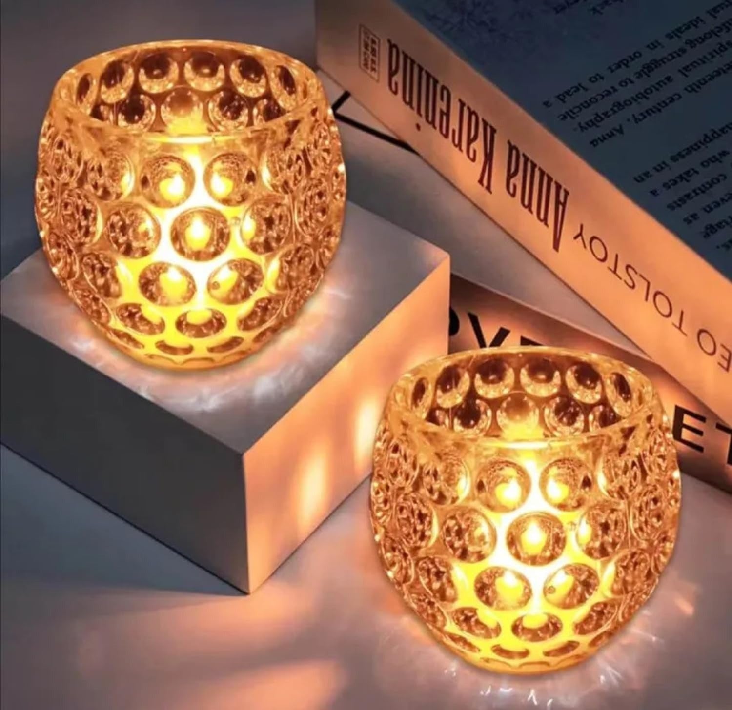 Crystal Tealight Candle