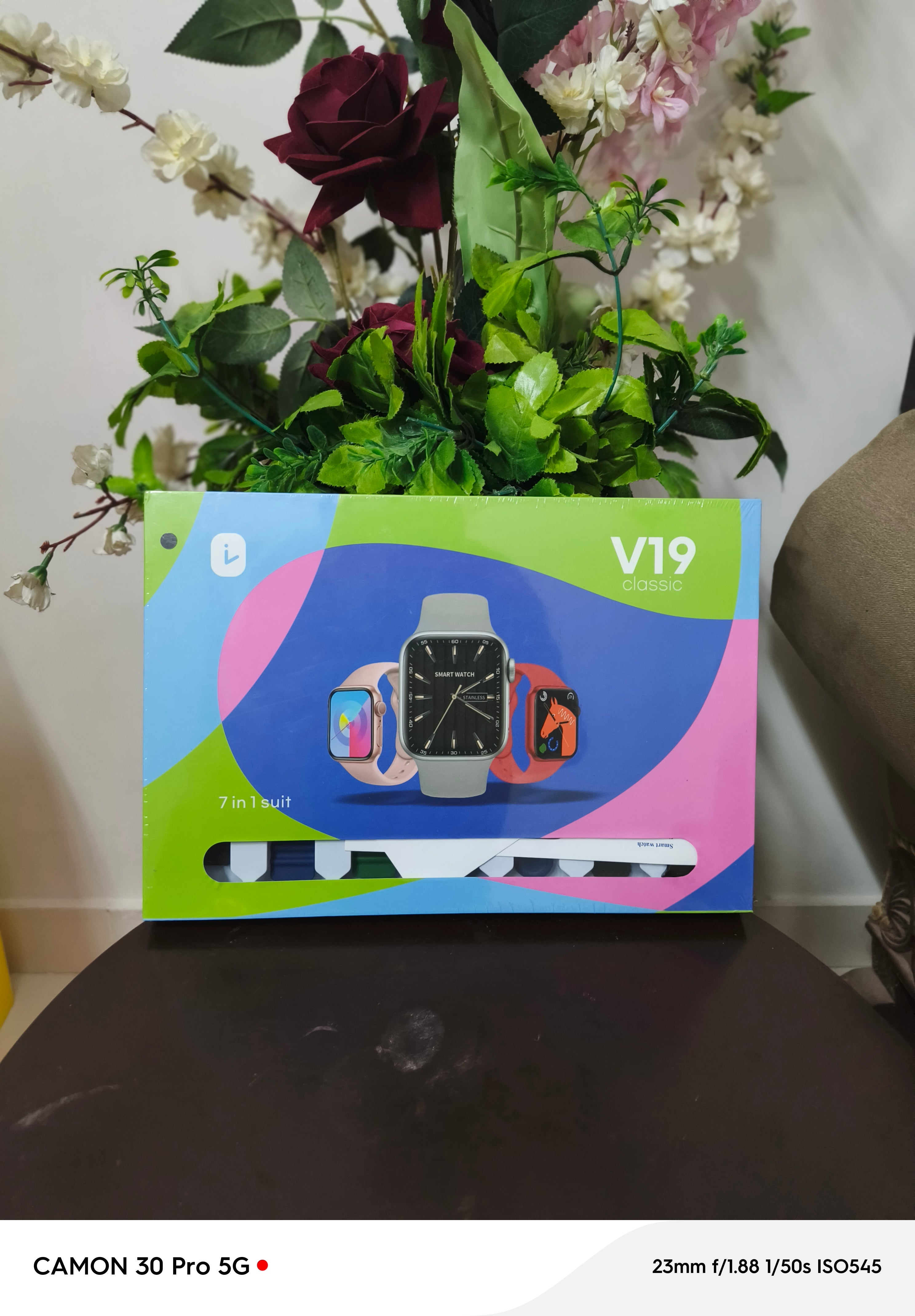 V19 7IN1 smart watch