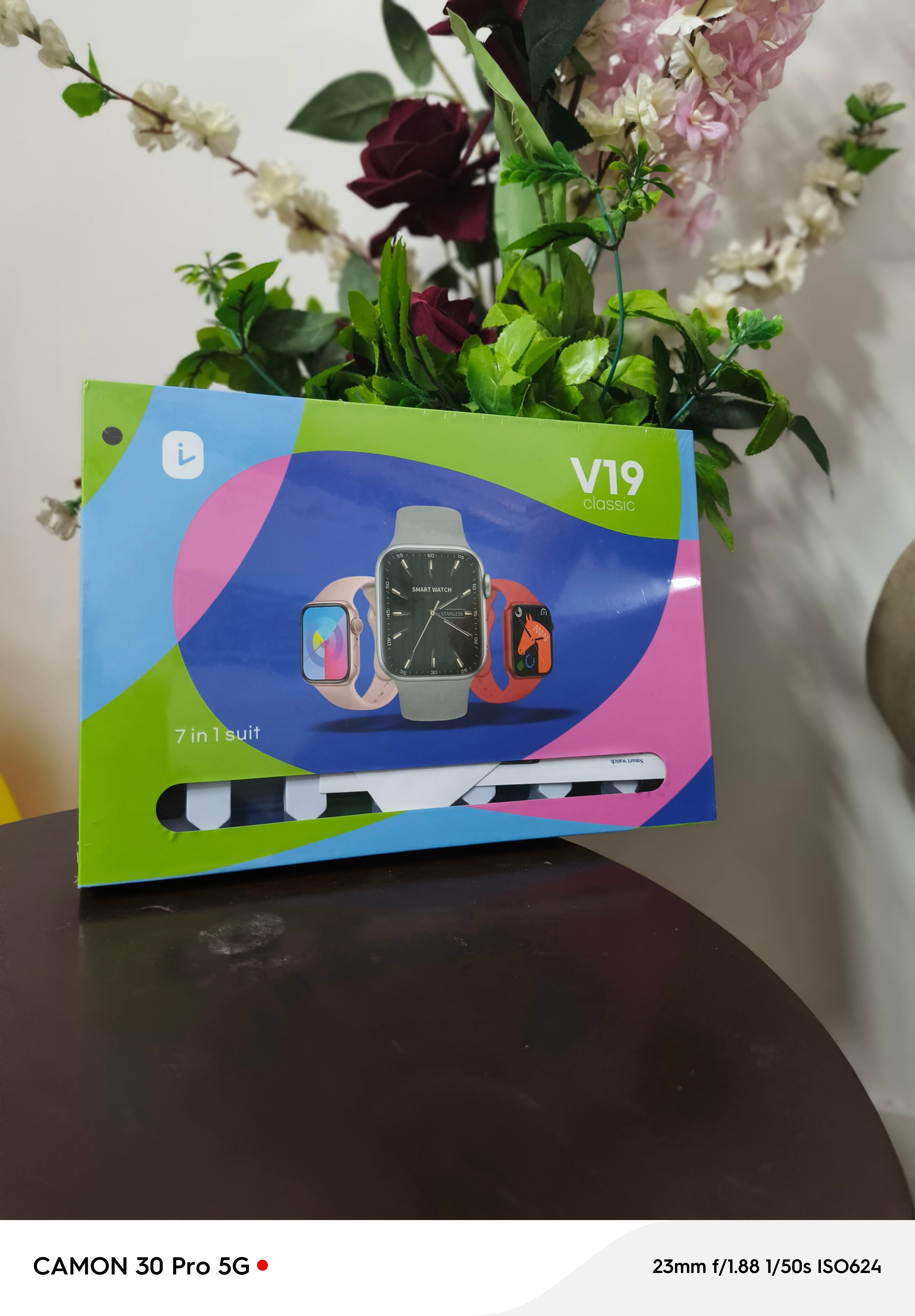 V19 7IN1 smart watch