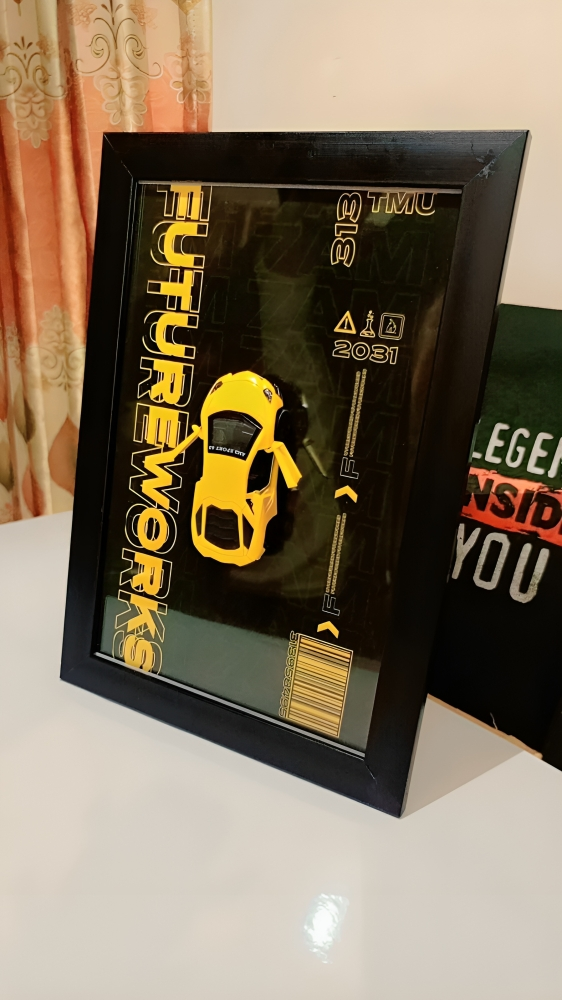 Metallic Car Wall